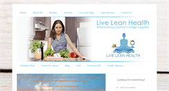 Desktop Screenshot of liveleanhealth.com